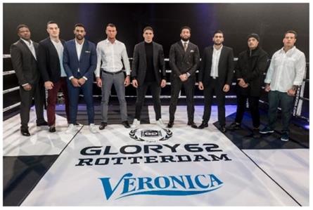 Acht zwaargewichten strijden om titel Glory62 bij Veronica