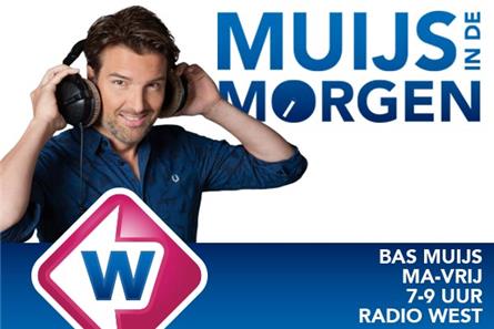 Bas Muijs start met nieuwe ochtendshow op Radio West