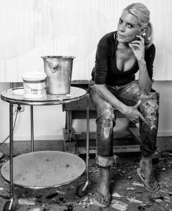 Bobbi Eden en Wilfred Genee gaan schilderen bij Judith Osborn