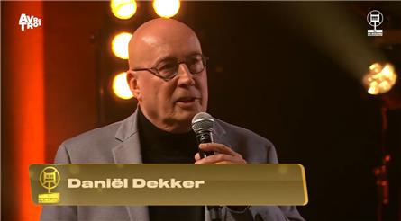 Daniël Dekker neemt Marconi Oeuvre Award in ontvangst