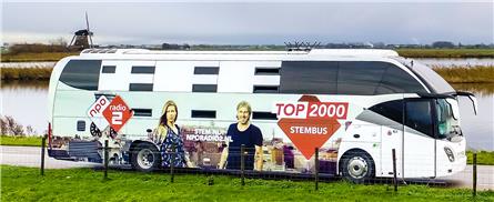 Dit is de route van de Top 2000 Stembus