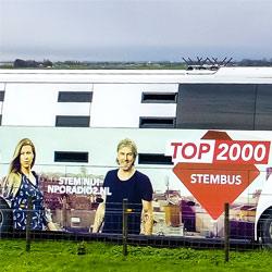 Dit is de route van de Top 2000 Stembus