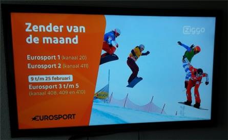 Eurosport pakt groots uit bij Ziggo tijdens Olympische Spelen