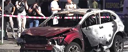 Journalist in Kiev met autobom opgeblazen (filmpje)