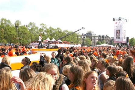 Koninginnedag Amsterdam 2010 Radio 538