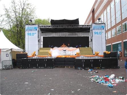 Koninginnedag Amsterdam 2010 Radio Decibel