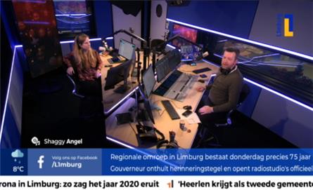 L1 neemt nieuwe radiostudio in gebruik