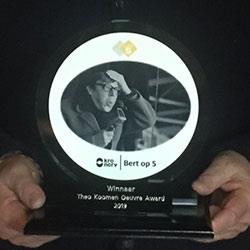 Mart Smeets wint Theo Koomen Oeuvre Award 2019