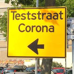 NEP opent corona sneltest Straat op Media Park in Hilversum