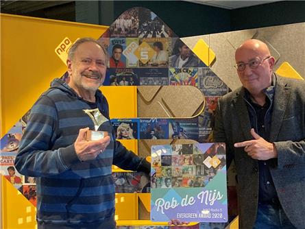 NPO Radio 5 Evergreen Award 2020 voor Rob de Nijs