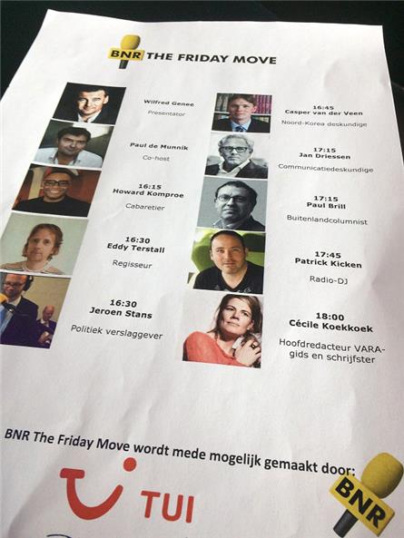 Patrick Kicken: De vrijdagmiddag bij BNR Nieuwsradio