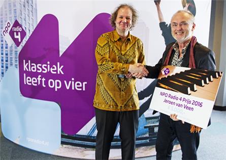 Radio 4 Prijs voor componist en pianist Jeroen van Veen