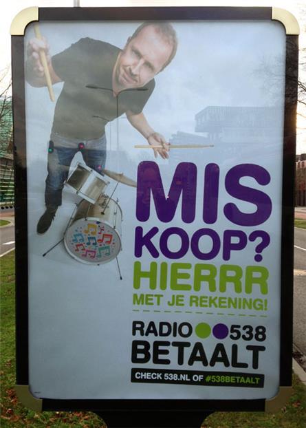 Radio 538 betaalt ruim 100 rekeningen van luisteraars (filmpje)