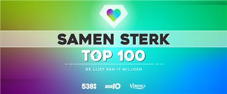 Samen Sterk Top 100 op Radio 538, Radio 10 en Radio Veronica
