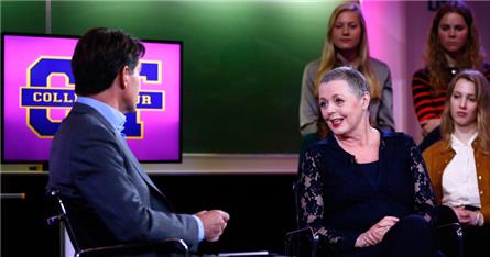 Seksuoloog Ellen Laan vrijdag in College Tour