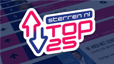 Sterren NL wijzigt hitlijst van Top 20 in Top 25