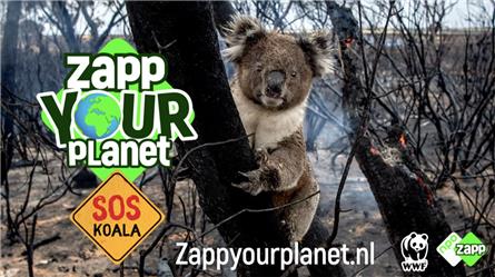 Tv-actie SOS Koala voor hulp aan bedreigde dieren Australie