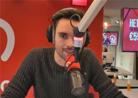 Zo begon Domien in de middag op Qmusic (audio)