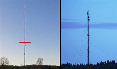 Zweden: 322 meter hoge zendmast stort in na illegale beklimming