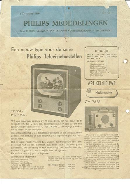 65 jaar Televisie in Nederland in Rotterdams Radio Museum