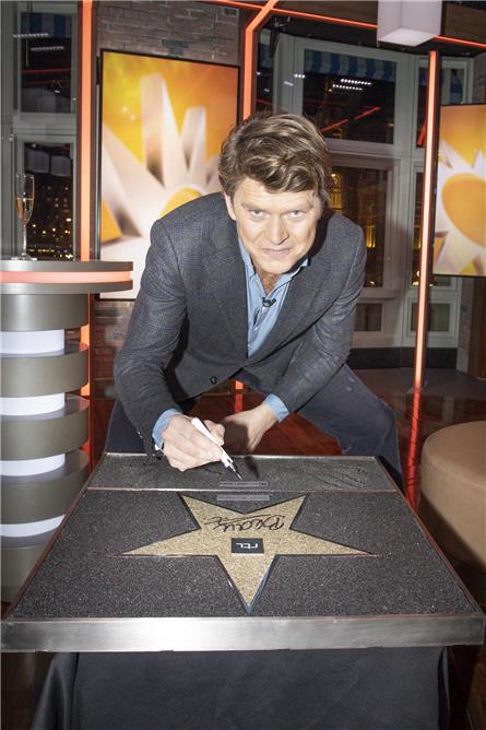 Beau vereeuwigd op Walk of Fame van RTL