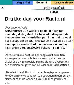 Drukke dag voor Radio.NL