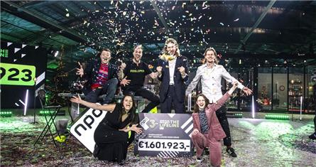 Eindstand 3FM Serious Request: 1.601.923 euro