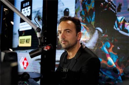 Giro555 live op Radio 2 gestart op Mediapark in Hilversum