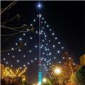 Lampen van grootste kerstboom ter wereld in IJsselstein kapot