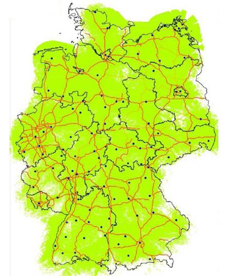 Landelijke DAB-net Duitsland pas in 2016 voltooid