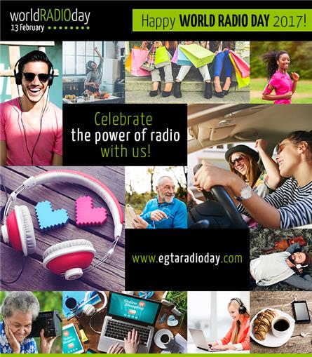 Maandag 13 februari 2017 is Wereld Radio Dag