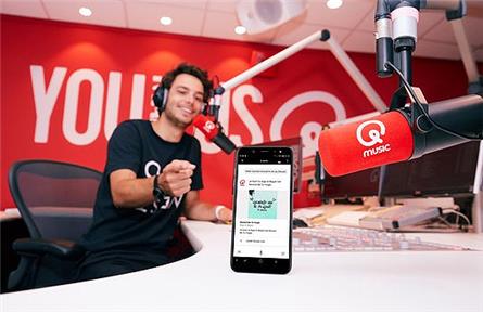 Qmusic neemt digitale sidekick in gebruik