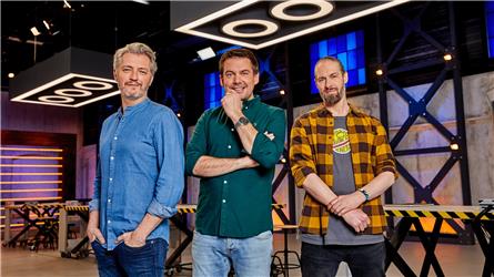 Ruben Nicolai en Kürt Rogiers presenteren Lego Masters