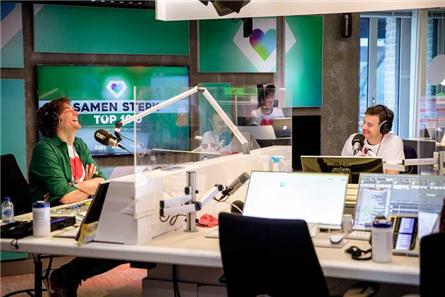 Samen Sterk Top 100 op Radio 538, Radio 10 en Radio Veronica