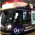 Sky Radio Kersttram rijdt weer door Amsterdam