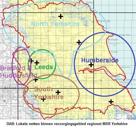 VK: Regionaal DAB-net Yorkshire uit de lucht
