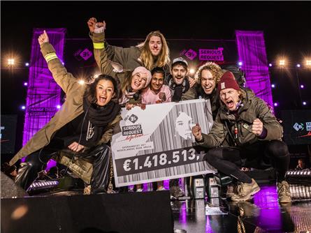 Voorlopige eindstand 3FM Serious Request: 1.418.513 euro