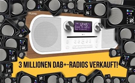 Zwitserland: 3 miljoen DAB+ontvangers verkocht